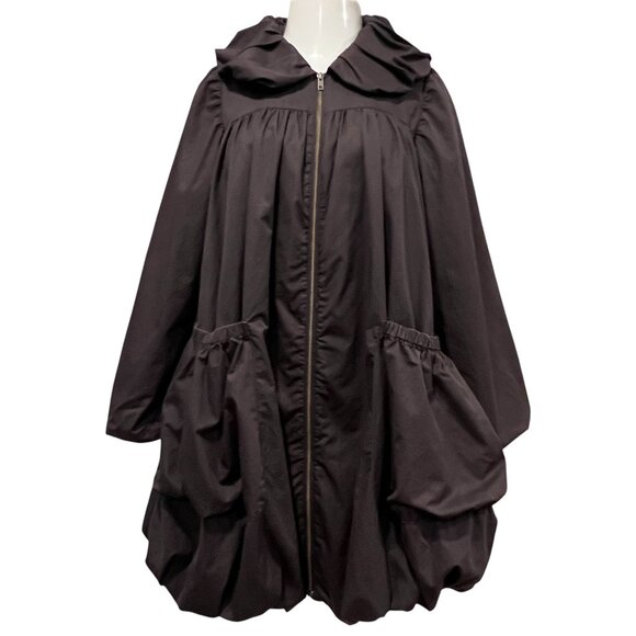 H&M Bubble Hem Zip Jacket, Pockets, Dark Gray, 4 - Picture 10 of 10